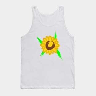 Abstract Sunflowers Tank Top